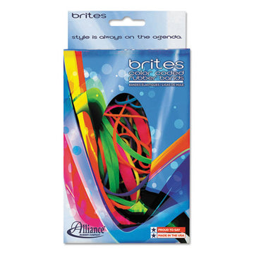 Alliance® Brites Pic-pac Rubber Bands, Size 54 (assorted), 0.04" Gauge, Assorted Colors, 1.5 Oz Box freeshipping - TVN Wholesale